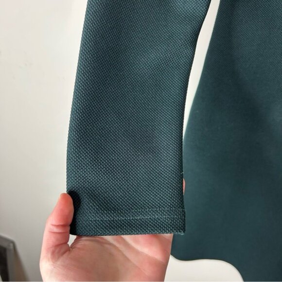 DRY LAKE Women's Mini Dress Long sleeve knit Bodycon mockneck forest Green Small - Picture 6 of 16